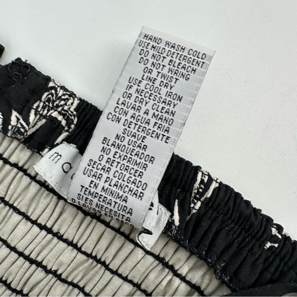 Madison Leigh Dress Women’s 12 Black Floral Tie Belt Sundress Classic Preppy - Picture 11 of 14